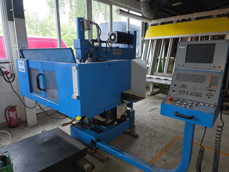 Frezarka AVIA FNC 40N / 2001r / Heidenhain TNC 410 / Cyfrowy Indramat / Po teście Ballbar