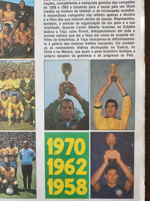 Edição especial da revista Manchete sobre a Copa do Mundo de 1970