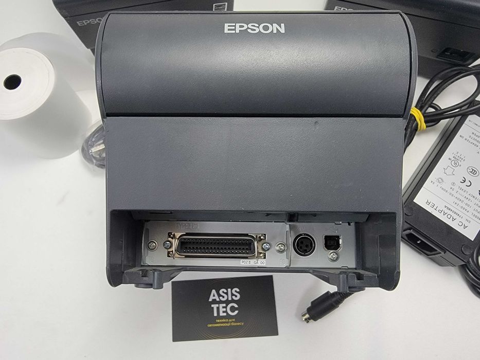EPSON TM-T88V принтер чеків з автообрізкою, ширина 80мм, 200мм/сек USB або Ethernet