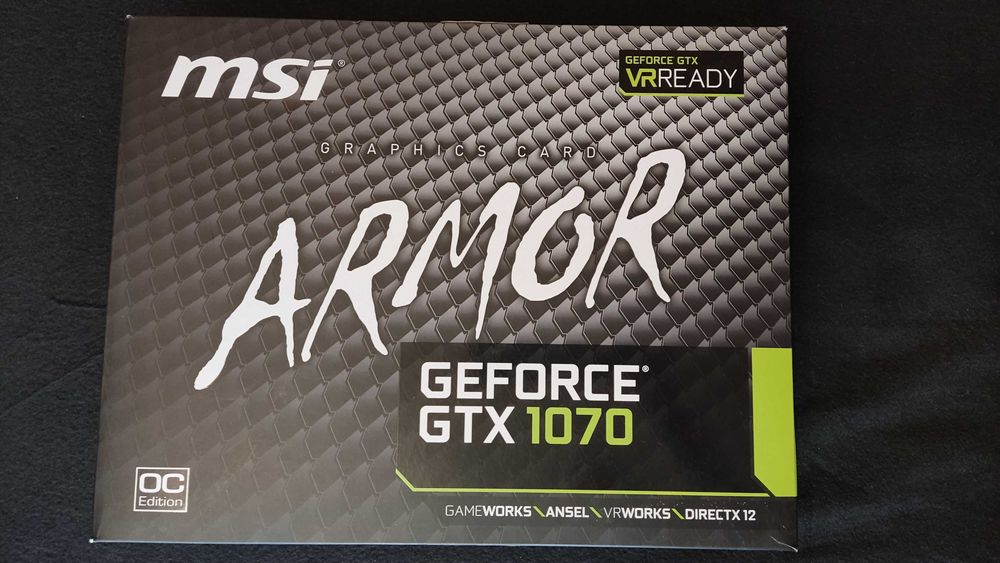 MSI GeForce GTX 1070 Armor 8GB OC