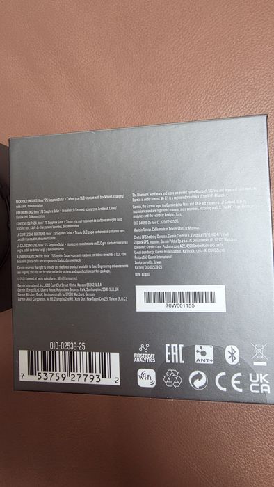 Garmin fenix 7s sapphire solar