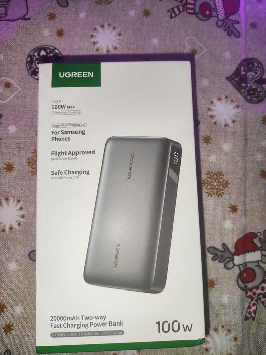 Повербанк UGREEN PB720  100W 20.000mAh