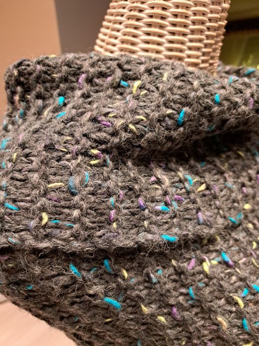 Komin, wełna, wielobarwny