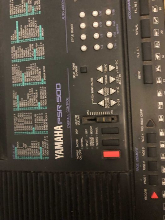 Teclado Yamaha PSR-500 e Suporte Tripé — Funciona Perfeitament