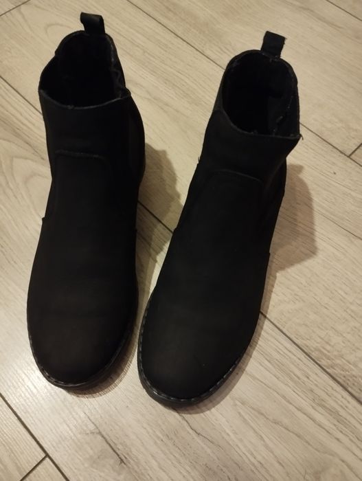 Botki damskie skórzane 36 kornecki