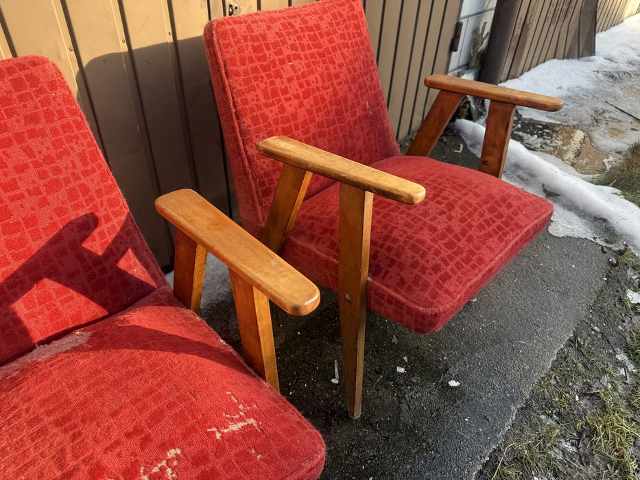 Fotel Chierowski / vintage prl / do renowacji