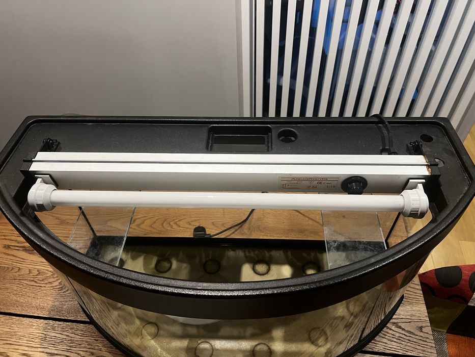 Aquario com frente curva