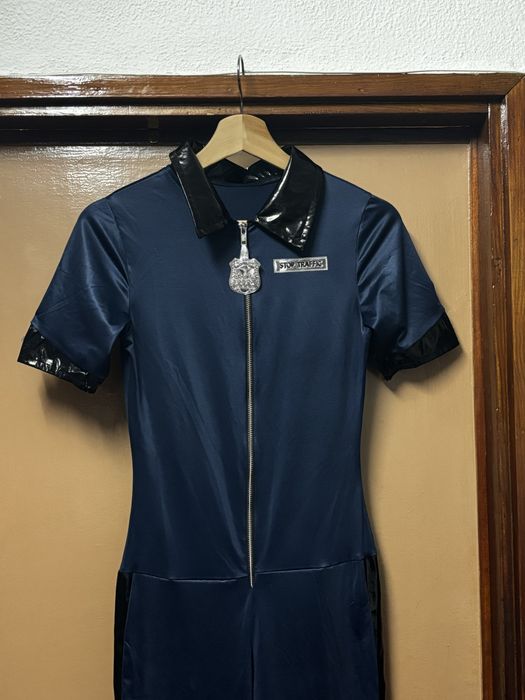 Disfarce Polícia sexy Mulher tamanho S  Amscan 997679