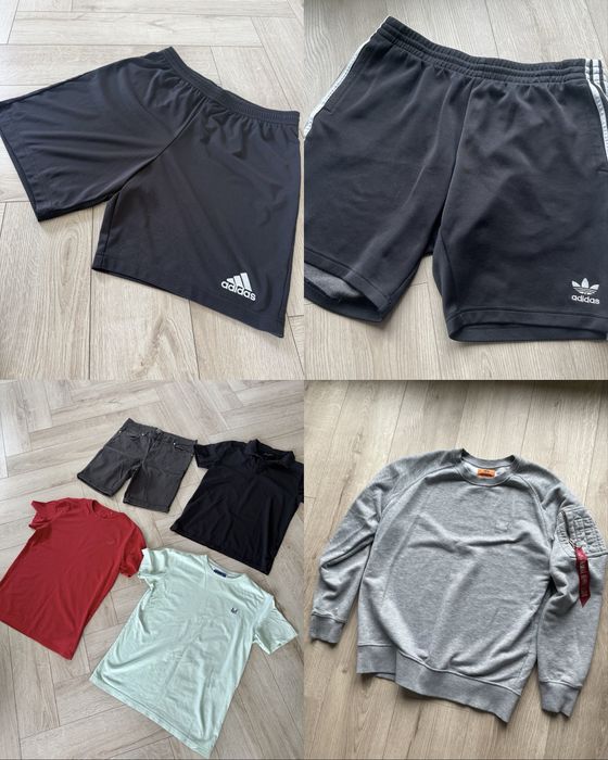 Zestaw ubrań męskich M – Adidas, Alpha Industries, 4F, Pako Lorente