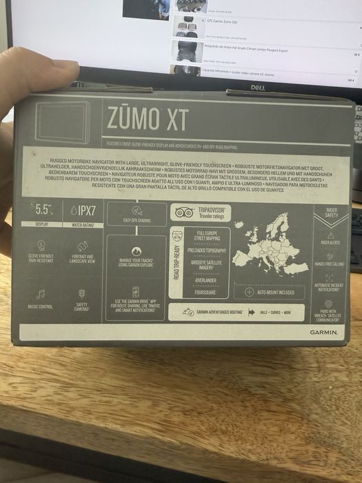 GPS GARMIN ZUMO XT  (Motas) + Mapas premium pagos ÁFRICA E MEDIO ORIENTE