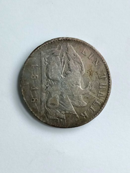 Talar 1818 A Niemcy Prusy Fryderyk Wilhelm lll oryginał Srebro