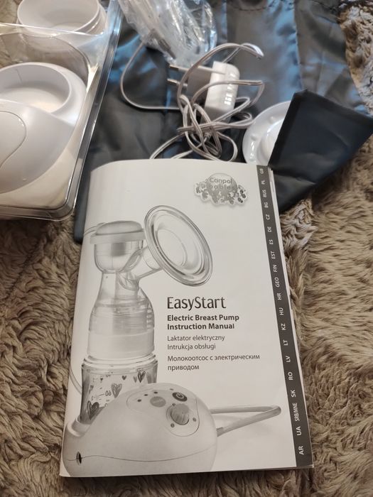 Laktator elektryczny Canpol easy start nieużywane zapasowe elementy
