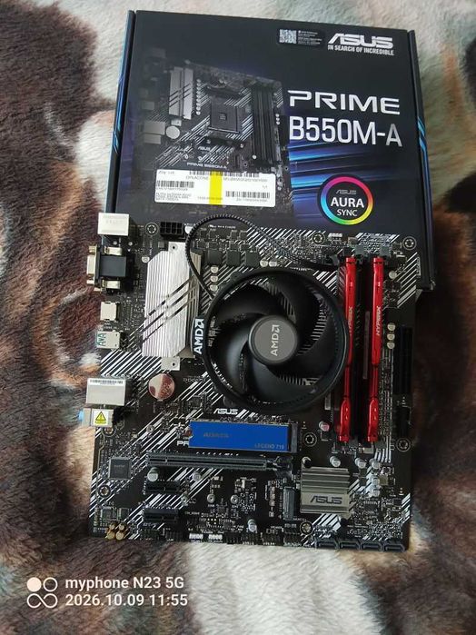 Ryzen 7 5700X +płyta Asus Prime B550M-A