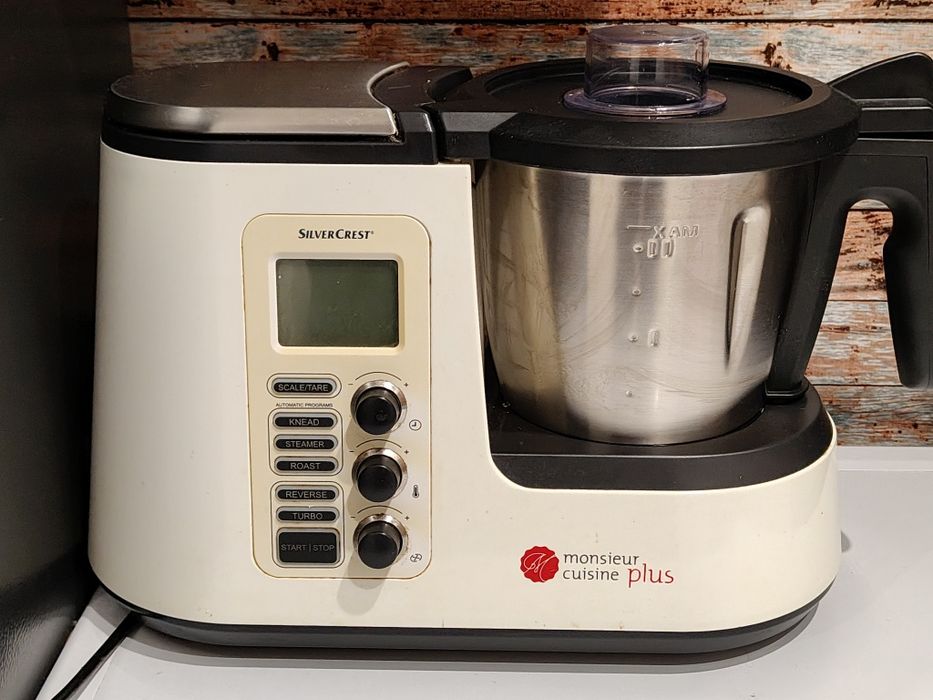 robot kuchenny SilverCrest z misą ze stali nierdzewnej. Używany sporad