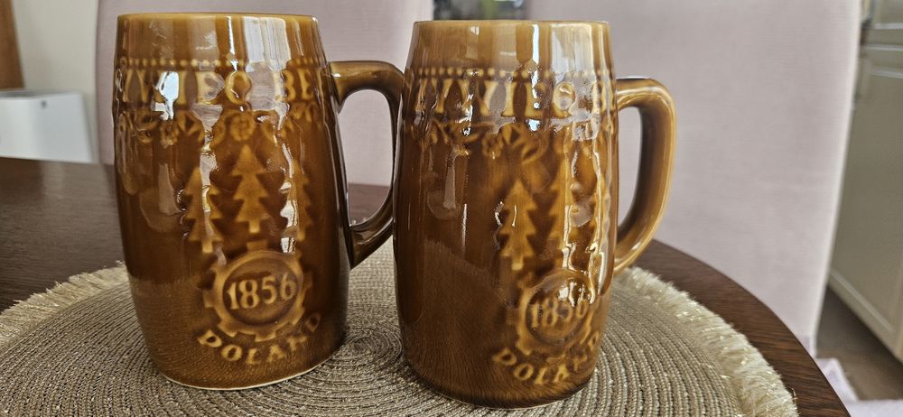 Kufle Żywiec z czasów PRL