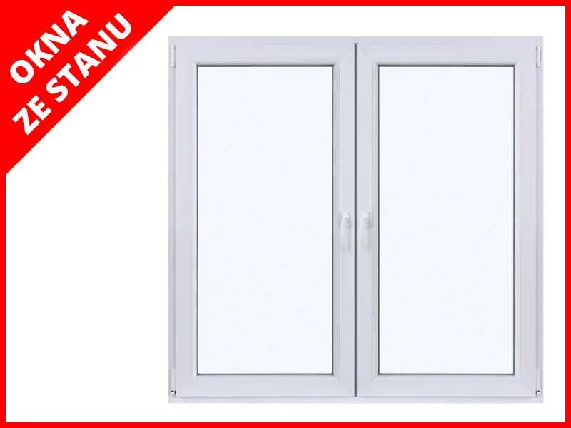 Okna Rozwierne Plastikowe PCV Dwuskrzydłowe Dwuskrzydłowe ZE STANU