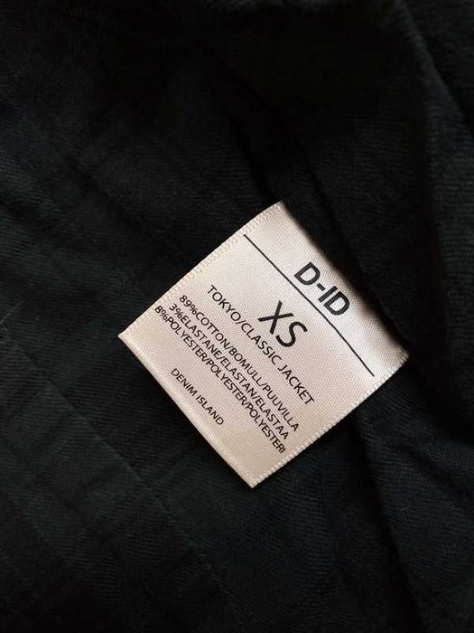 Ciemnogranatowa czarna kurtka jeansowa dżinsowa rozmiar XS krótka