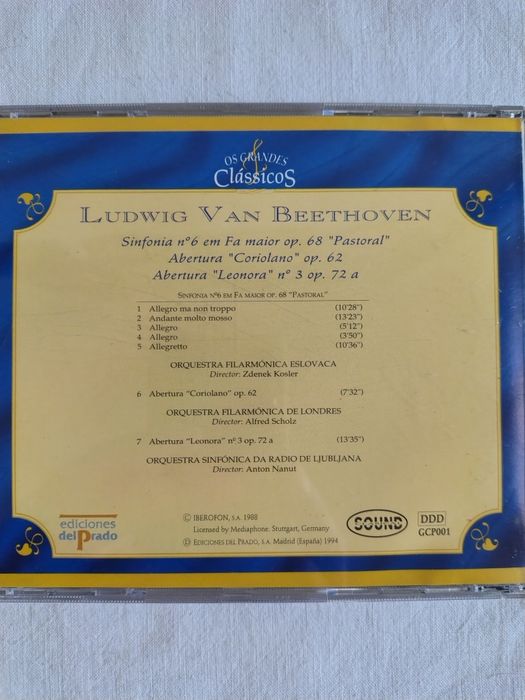 6 CD'S, Música classica