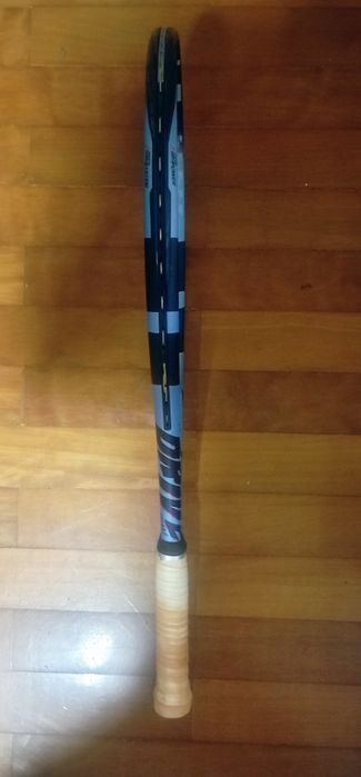 Babolat Pure Drive Team 285g Azul Claro — encordoada + overgrip