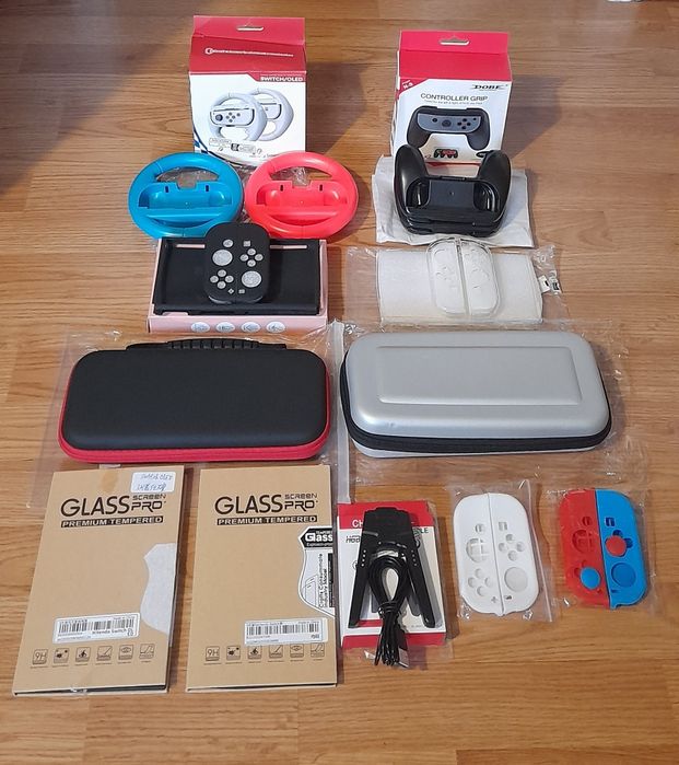 PROMOÇÃO - Acessórios Nintendo SwitchV1,V2,Oled,Switch2(Artigos NOVOS)