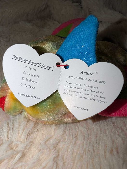 TY Kolorowa Rybka Aruba 2000 The Beanie Babies Collection