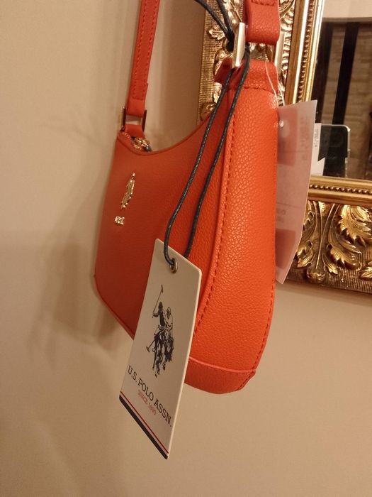 Dzień Matki Dzien Dziecka  Listonoszka USPA Polo w kolorze Słońca, pom