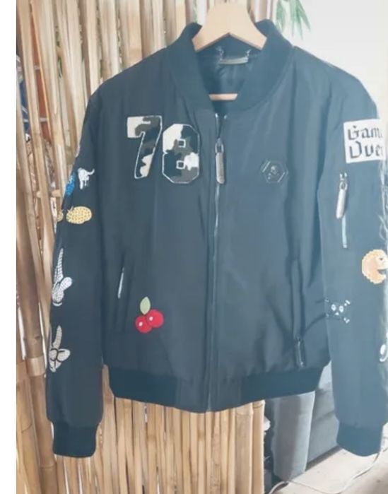 Куртка бомбер philipp plein xs/s  микки маус