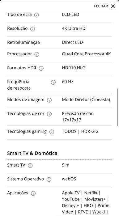 TV LG 55UP75006 (LED - 55" - 140 cm - 4K Ultra HD - Smart TV)