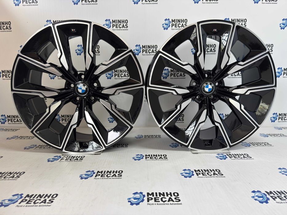Jantes Look BMW em 21 (5x112) preto e polido