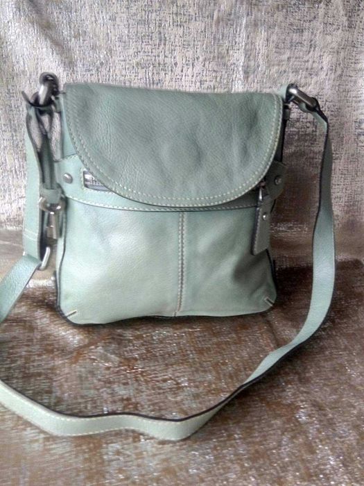 Сумка Fossil мятного кольору, через плече