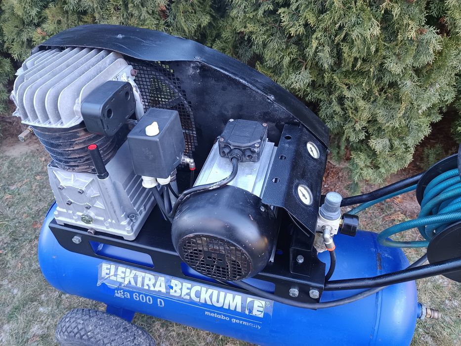Niemiecki Kompresor sprężarka Electra Beckum Metabo Mega 600D 400v 90l