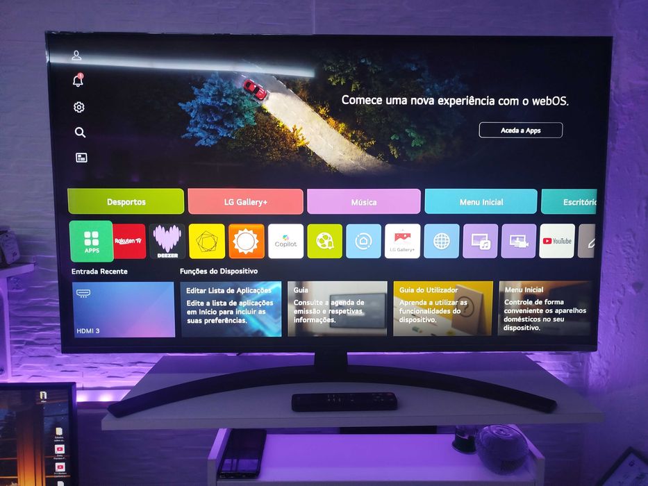 Televisão Smart TV LG nanocell 43