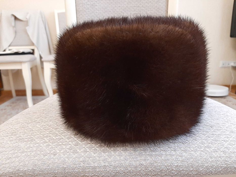 Шапка-обманка норкова 57-58р. м.Киiв