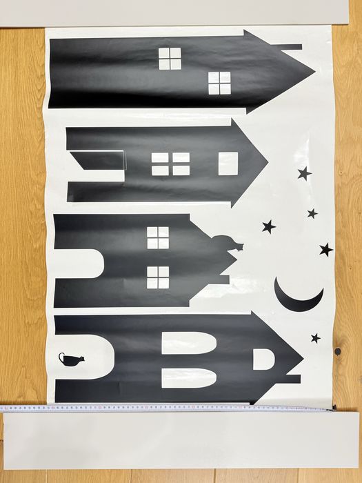 Naklejka ścienna DOMKI pokój dziecka