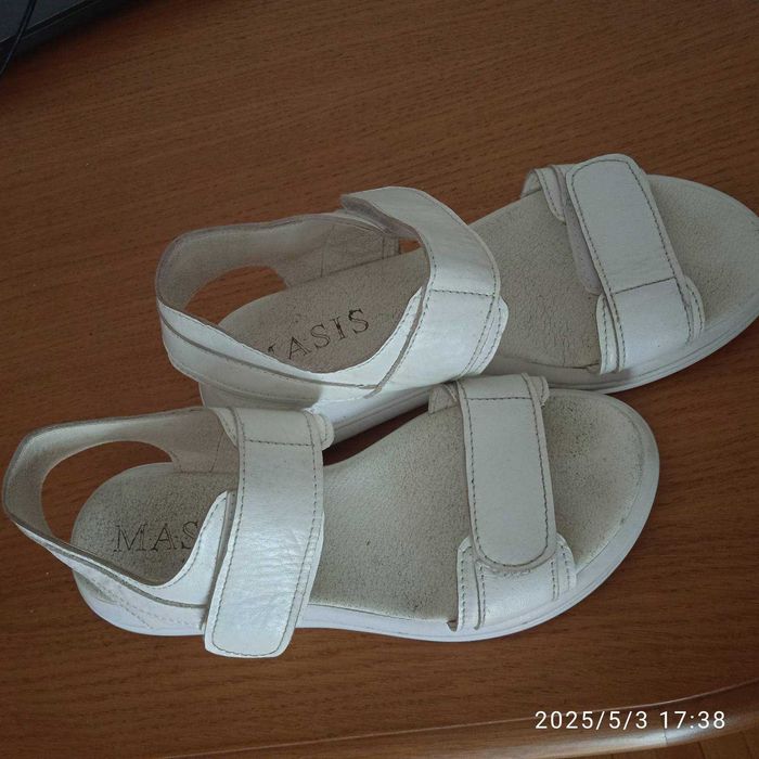 Шкіряні босоніжки для дівчинки, р.36