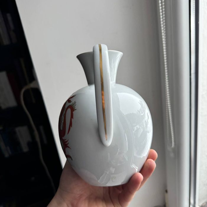 Wazon / Dzban ze Smokiem Schaubach Kunst porcelana lata 50 -60 te