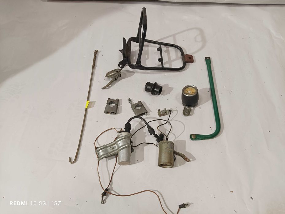 Simson S51, S50 - części - bagażnik - licznik - cewki + inne - DDR.