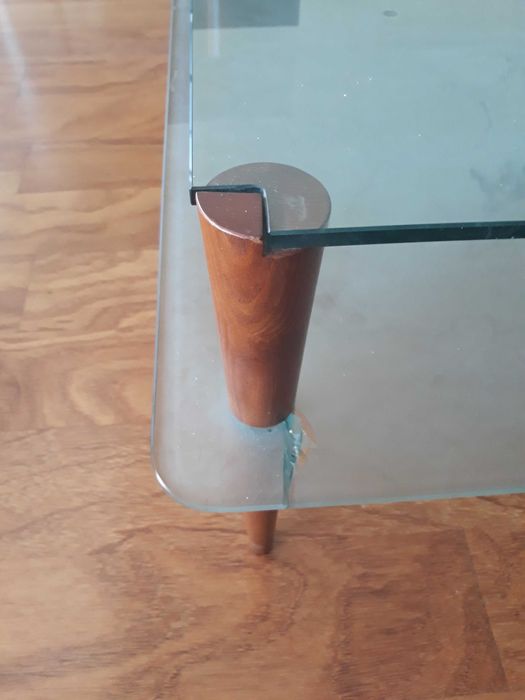 mesa de vidro de sala de estar