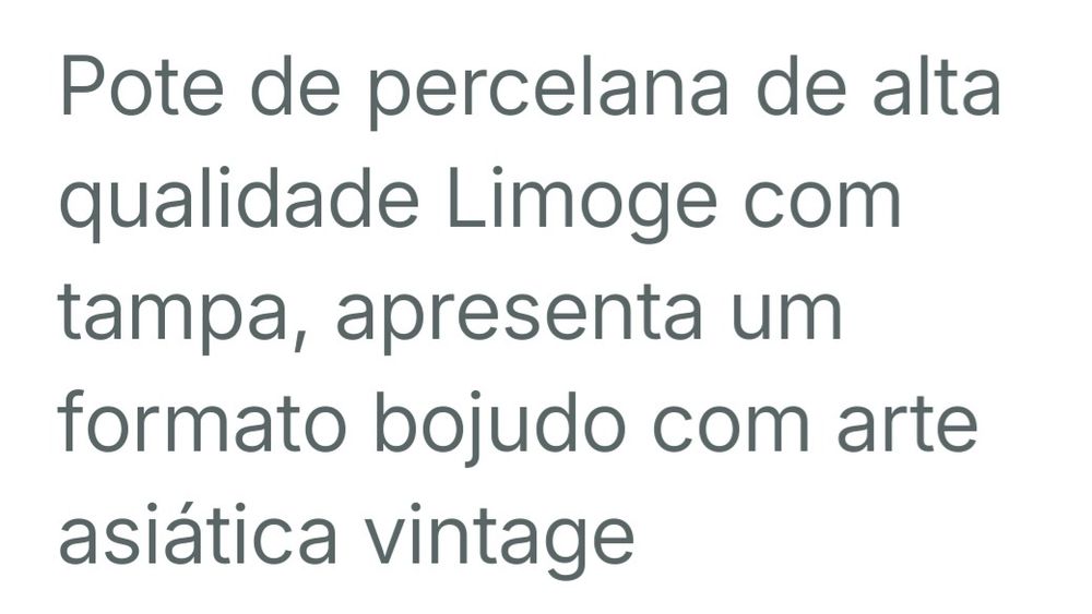 Pote Limoge pintura Asiática