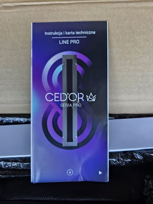 Odpływ liniowy łazienkowy 90 cm czarny Cedor Pro