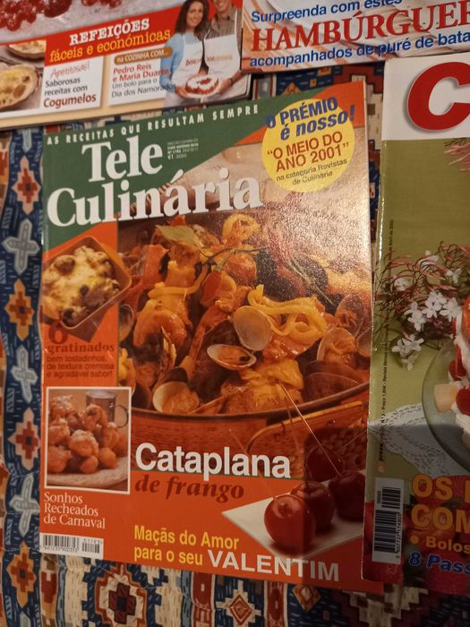 5 revistas de cozinha - Tele Culinária e outras