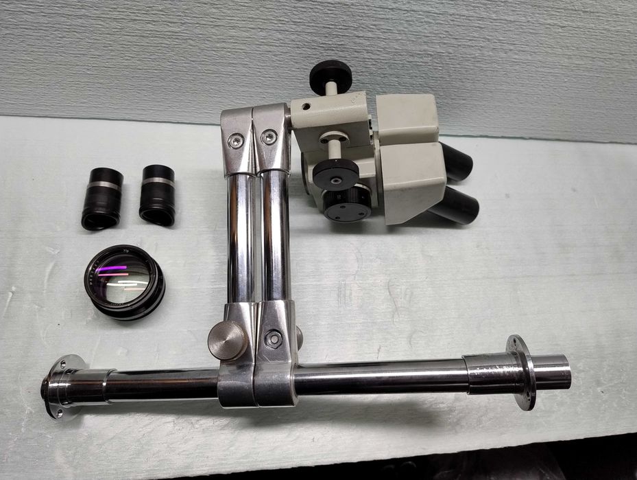 Микроскоп МБС-9 с объективом Индустар И-51