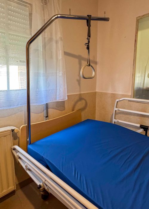 Cama Articulada Elétrica Completa + Colchão Anti Escaras