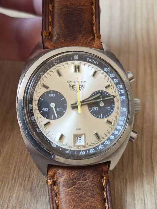 Vintage Heuer Carrera Ref. 73453 SN | Valjoux 7734 | Lata 70