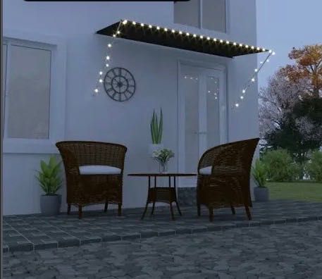 Toldo retrátil LED - Jardim