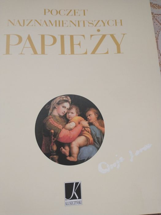 Książka Poczet najznamienitszych papieży