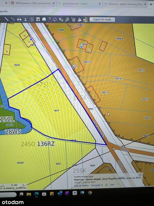Działka z potencjałem! 42,7 ara pod lasem! Ok 35 km od Krakowa!