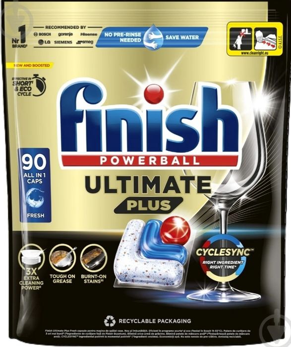 Фініш Finish для посудомийки