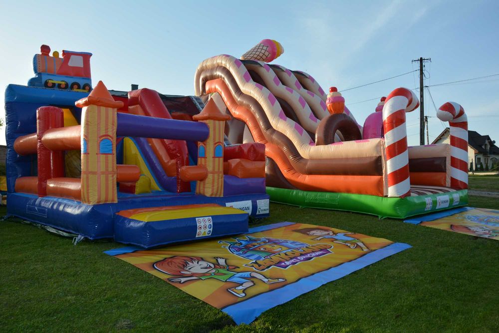 Na sprzedaż dwa dmuchańce, zamki dmuchane