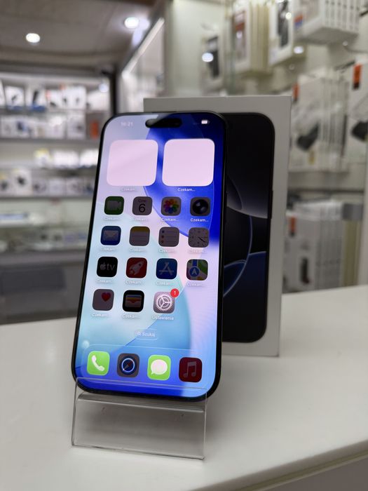 SKLEP ŚWIDNICKA•iPhone 16 Pro Max 256GB TITAN• BAT 99% •12 MSC Gwar